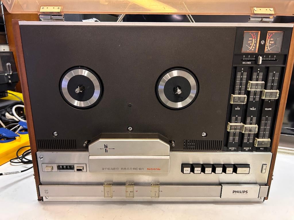 Philips N4116 bandrecorder, Ophalen, Bandrecorder, Met stofkap