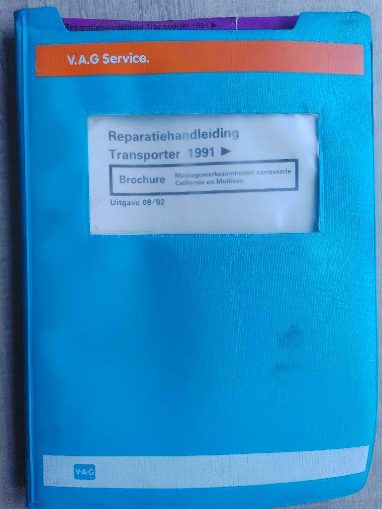 Werkplaatsboek Vw Transporter T4 California camper- Multivan, Ophalen of Verzenden, Gelezen, Volkswagen
