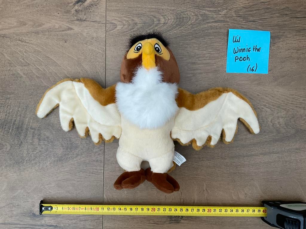 Nieuwe zgan Disney Uil Owl knuffel van Winnie the Pooh, Ophalen, Winnie de Poeh of vrienden, Nieuw, Knuffel