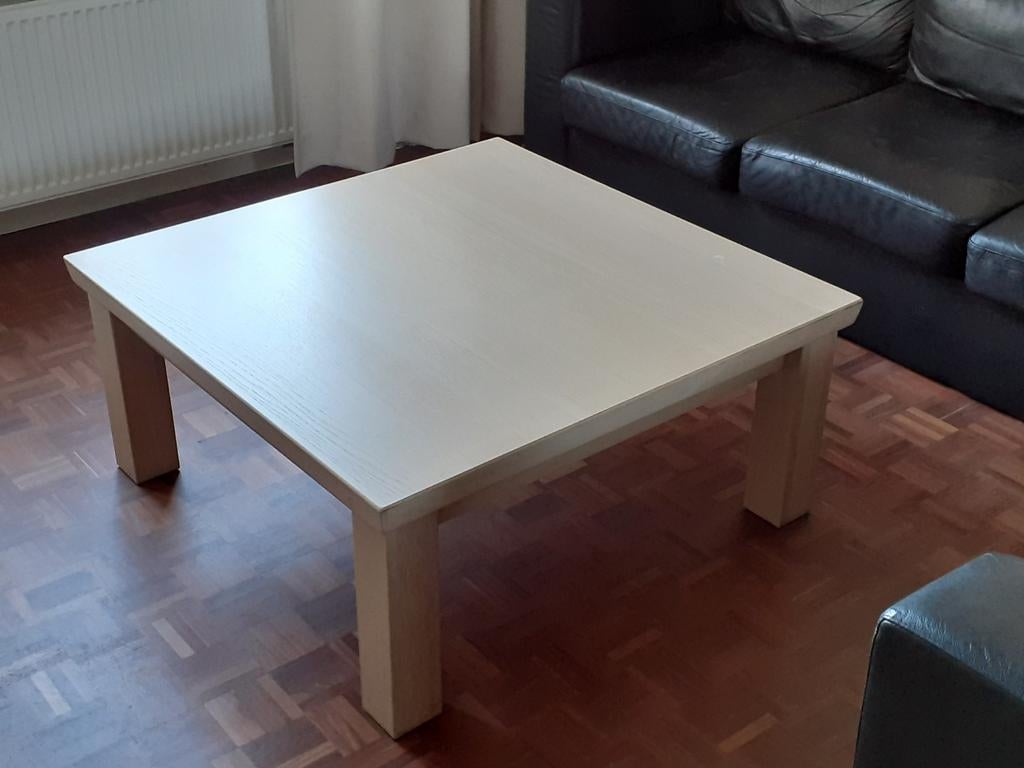 Eiken White wash salontafel koopje!, Huis en Inrichting, Tafels | Salontafels, Ophalen, 50 tot 100 cm, 50 tot 100 cm, Zo goed als nieuw