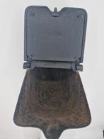 Gietijzeren Kolenbak / Asbak | Keramische Tegels | Vintage, Ophalen of Verzenden