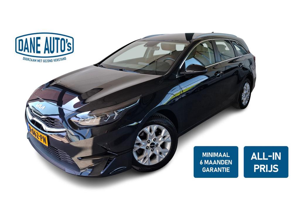 Kia Ceed Sportswagon 1.0 T-GDi DynamicLine | BRUIN LEDER - R, Voorwielaandrijving, Gebruikt, Euro 6, Zwart