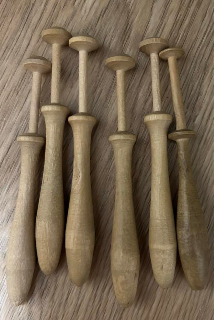 Kantklos klosjes, Ophalen of Verzenden, Gebruikt, Klos(sen)