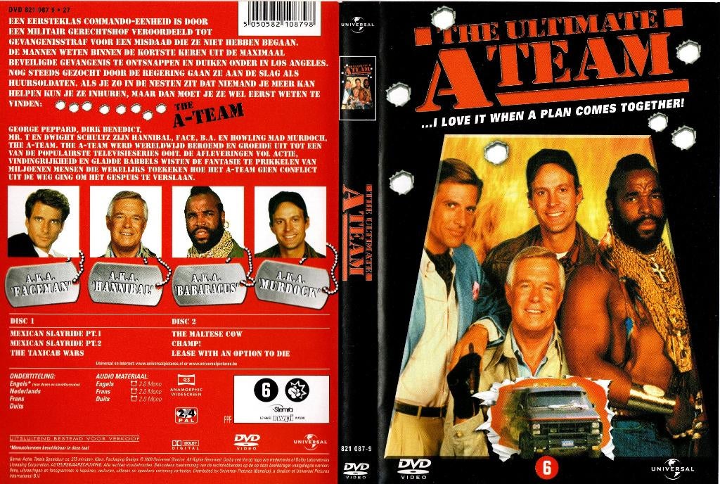The ultimate A-team, Cd's en Dvd's, Dvd's | Tv en Series, Boxset, Ophalen of Verzenden, Zo goed als nieuw, Vanaf 6 jaar