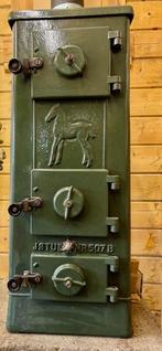 Groene Jotul 507 kachel, Huis en Inrichting, Kachels, Ophalen, Gebruikt, Vrijstaand, Hout