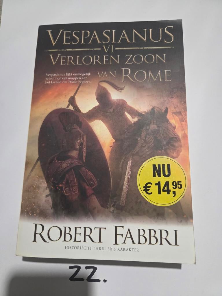 Vespasianus VI: Verloren Zoon van Rome - Robert Fabbri, Boeken, Ophalen of Verzenden