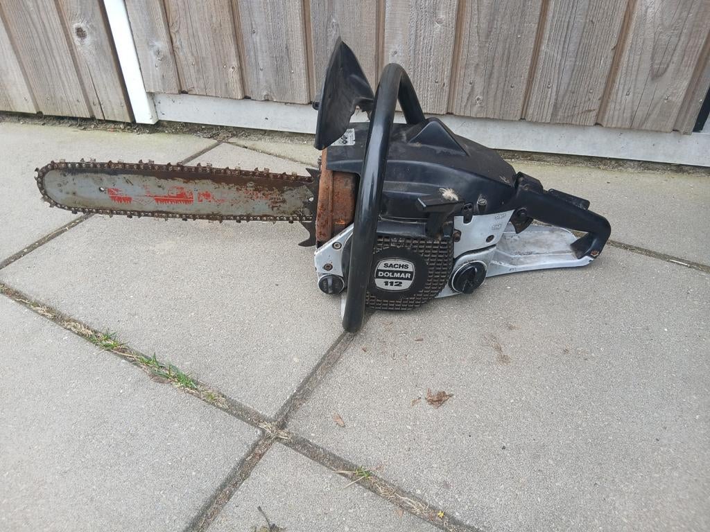 Sachs-Dolmar 112 kettingzaag, Ophalen, Gebruikt, Boomzaag, Dolmar