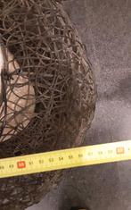 Rotan hanglamp, Huis en Inrichting, Ophalen of Verzenden, Zo goed als nieuw, Stof, Minder dan 50 cm