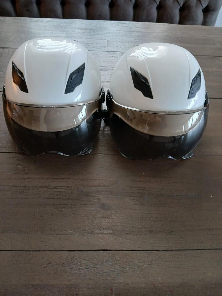 Leuke kinderhelm met vizier, Fietsen en Brommers, Brommerhelmen, Ophalen of Verzenden, Nieuw, Medium, Helmet