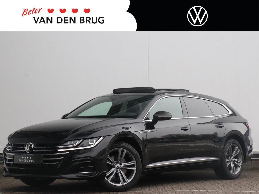 Volkswagen Arteon 1.4 TSI 218pk eHybrid R-Line | Panoramadak, Auto's, Volkswagen, Arteon, Gebruikt, 4 cilinders, Zwart
