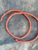 fijne bloedkoraal parels.mooie kleur[ 2 laatste foto.s kunst, Verzenden, Nieuw, Kraal