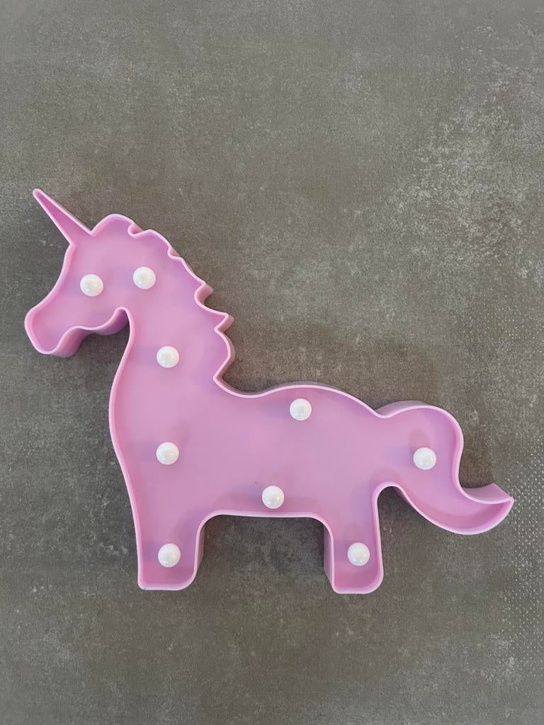 Leuke roze eenhoornlamp te koop, Ophalen of Verzenden, Lamp