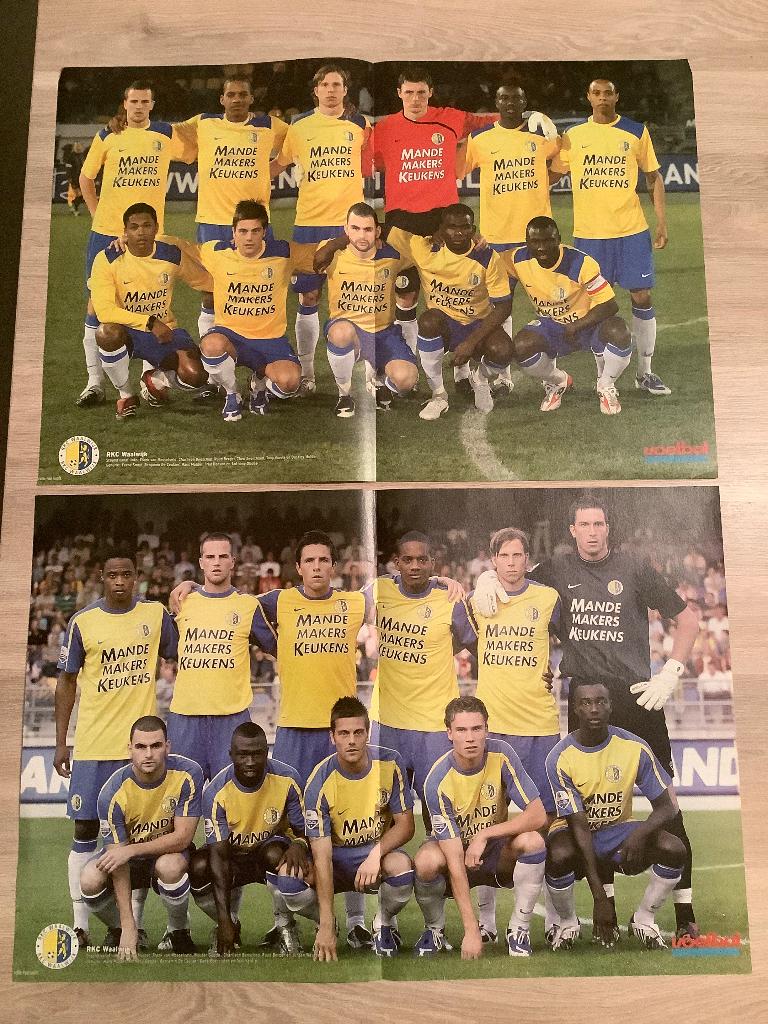 Posters RKC Waalwijk Jaren 2000, Verzamelen, Ophalen of Verzenden, Zo goed als nieuw, Overige binnenlandse clubs, Poster, Plaatje of Sticker