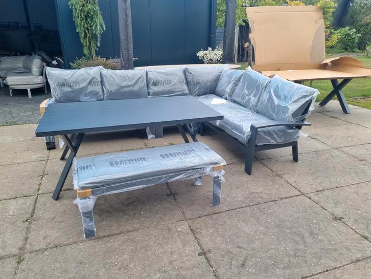 GARDEN IMPRESSIONS LOUNGESET  met tussenstuk, Tuin en Terras, Tuinmeubel-accessoires, Nieuw, Ophalen