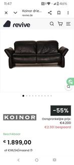 Koinor Elena 2.5-zits bank van leer, Ophalen of Verzenden, 75 tot 100 cm, Leer, 200 tot 250 cm