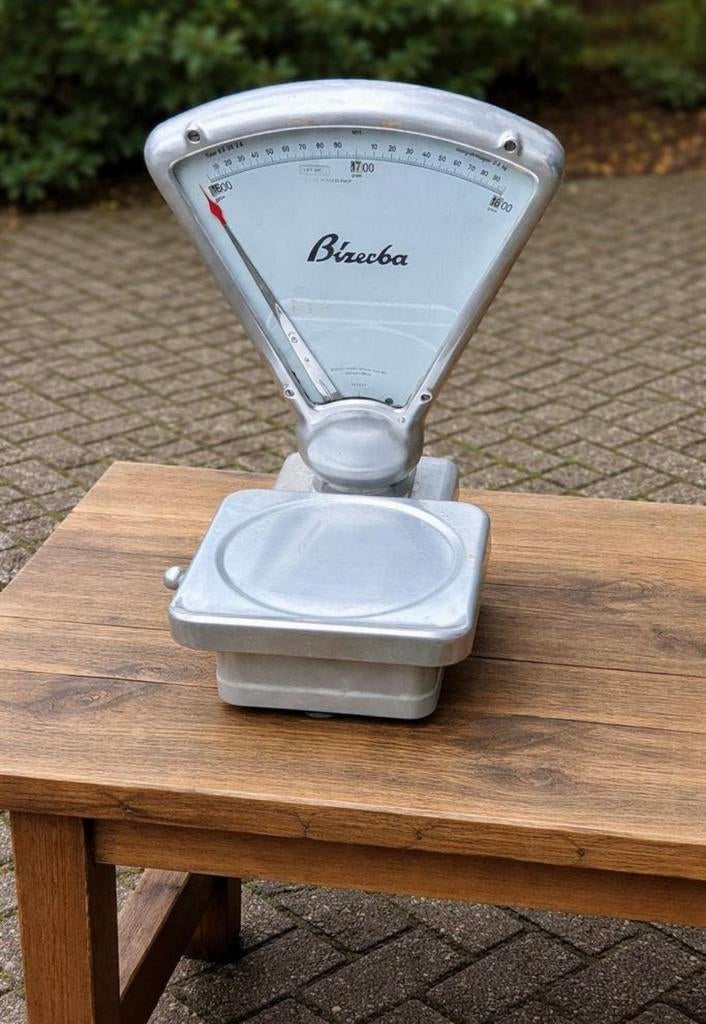 Bizerba winkelweegschaal vintage, Witgoed en Apparatuur, Weegschalen, Minder dan 10 kg, 1 tot 500 gram, Ophalen of Verzenden, Zo goed als nieuw