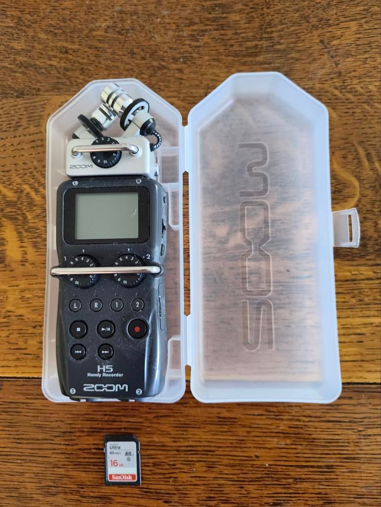 Zoom H5 audio recorder, Audio, Tv en Foto, Professionele Audio-, Tv- en Video-apparatuur, Ophalen of Verzenden, Audio