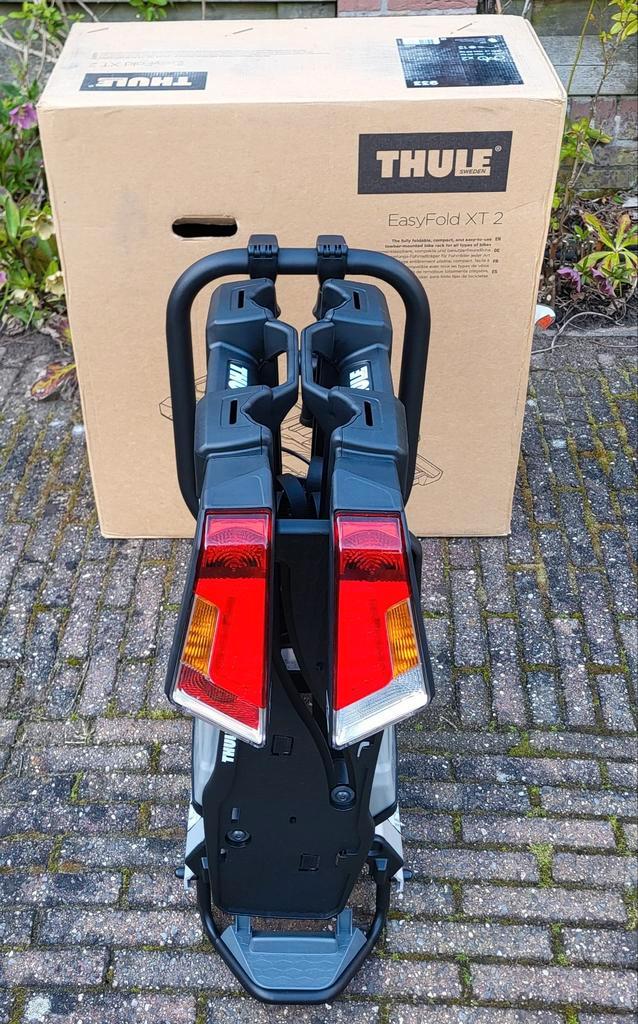 Thule EasyFold XT2 933 Fietsendrager – NIEUW in doos, Auto diversen, Fietsendragers, Zo goed als nieuw, Trekhaakdrager, 2 fietsen