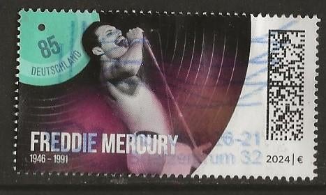 Duitsland 92, Freddie Mercury, Verzenden, 1990 tot heden, Gestempeld