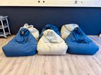 Extreme Lounging zitzakken (6x), Ophalen, Gebruikt, Blauw, Zitzak