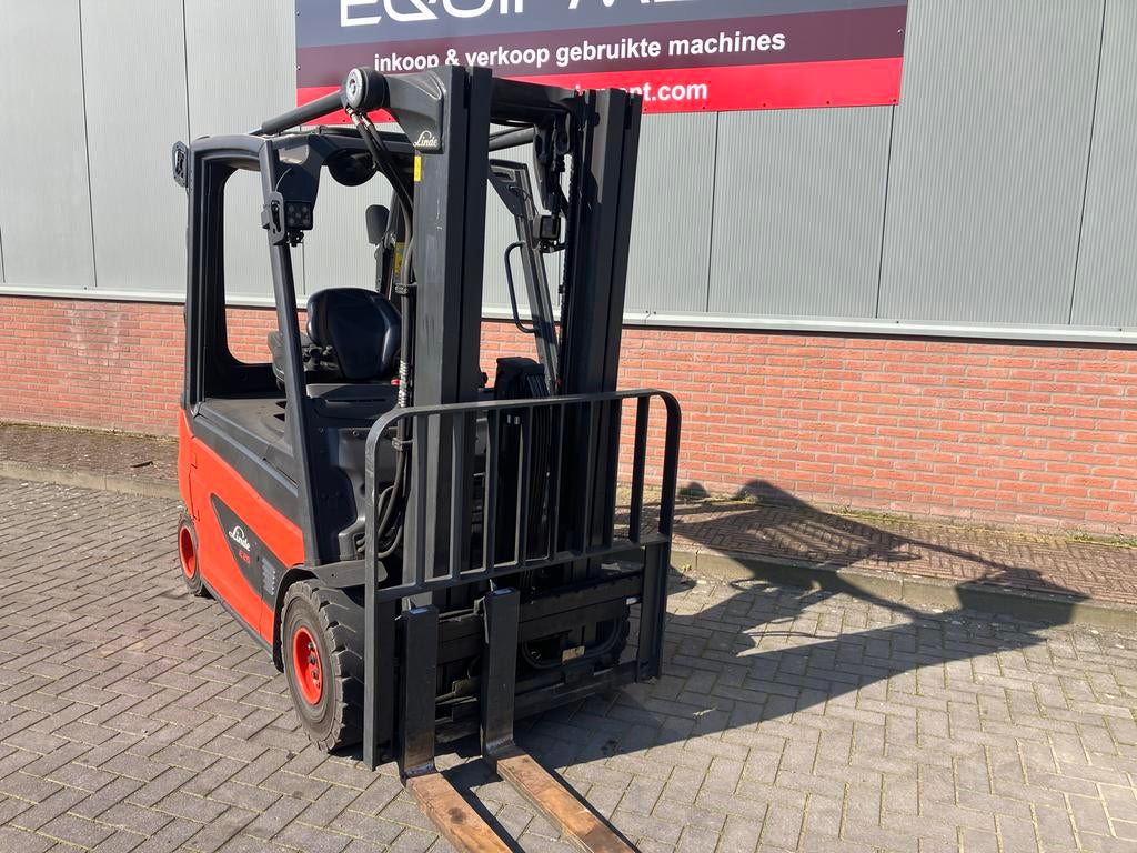 Linde E25 Elektrische Heftruck 2.5T Triplo Free-Lift 4V, 2000 tot 3000 kg, Ophalen, Elektrisch, Heftruck