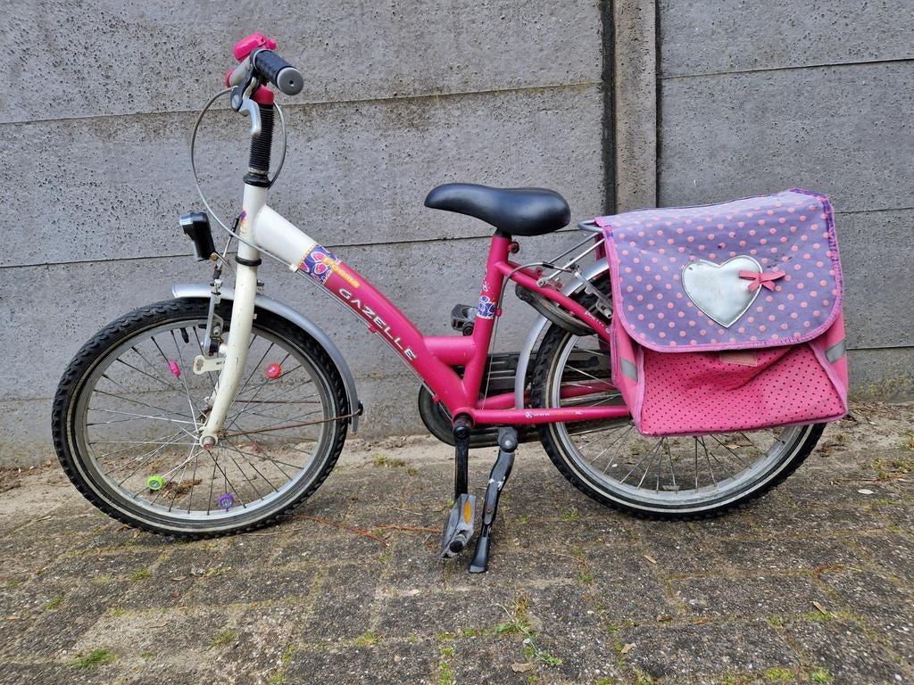 Gazelle Poema Meisjesfiets, Ophalen, 20 inch, Handrem