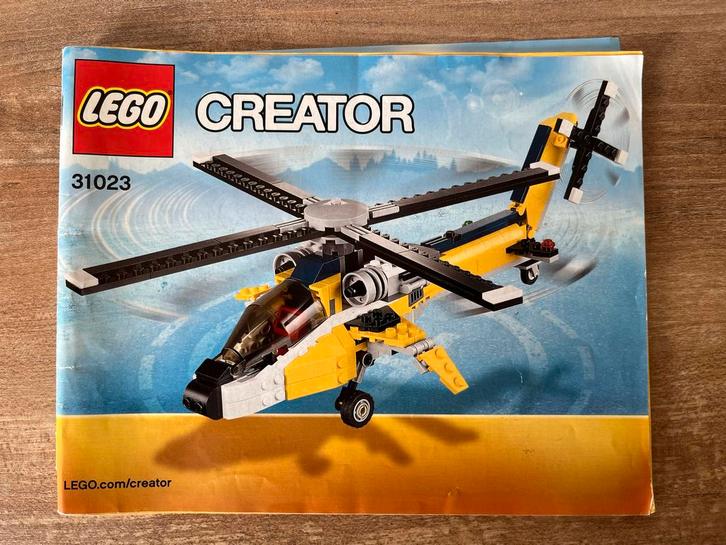Lego Creator 3 in 1 - Raceauto, Speedboot, Helikopter 31023, Kinderen en Baby's, Speelgoed | Duplo en Lego, Gebruikt, Lego, Complete set