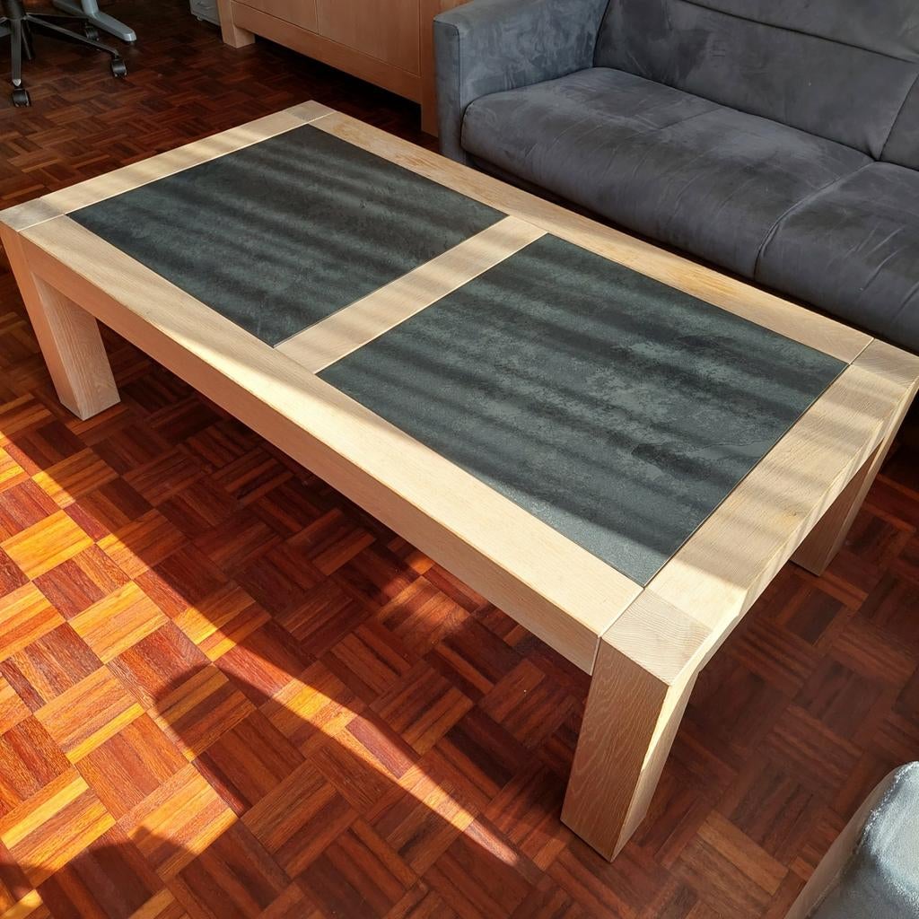 Salontafel en 2 stoelen. Gratis ophalen in Roosendaal, Huis en Inrichting, Tafels | Salontafels, Ophalen, Gebruikt, 100 tot 150 cm