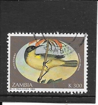 Zambia vogels, Postzegels en Munten, Postzegels | Afrika, Ophalen of Verzenden, Zambia, Gestempeld