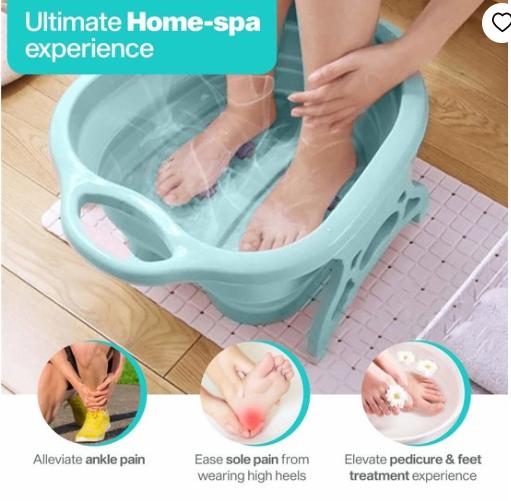 Voetenbad met Massage - Opvouwbaar - Voetbad - Voetmassage, Ophalen of Verzenden, Nieuw, Overige typen