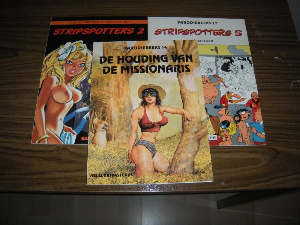 Parodiereeks 3 delen SC, Boeken, Meerdere stripboeken, Ophalen of Verzenden, Zo goed als nieuw