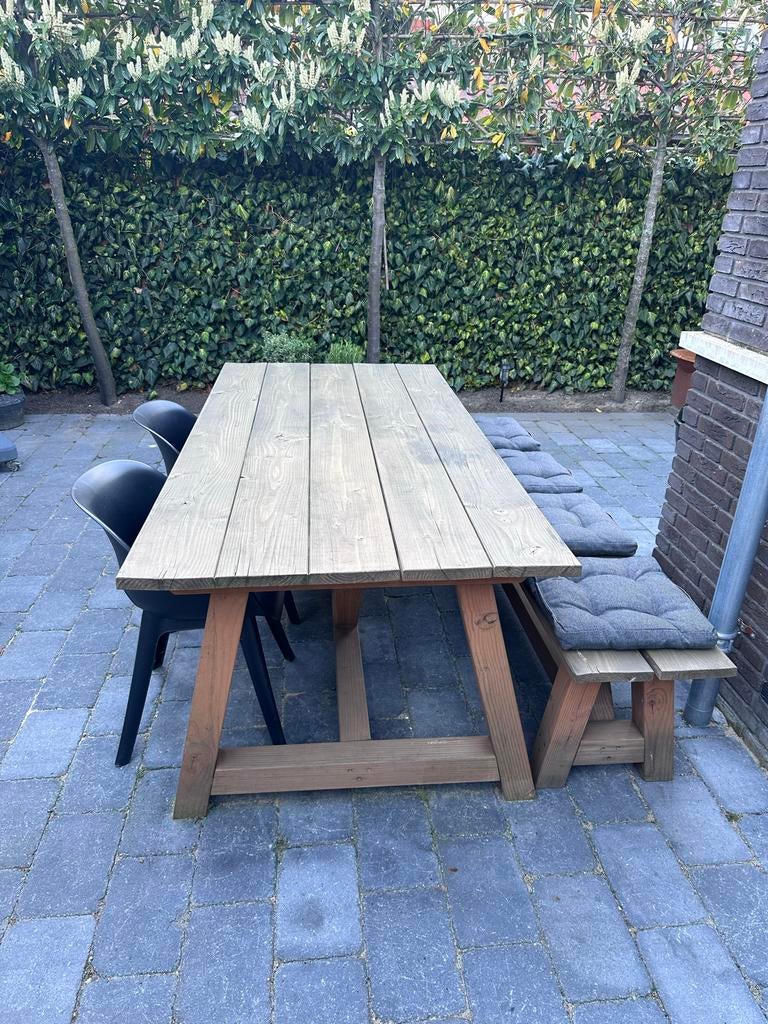 Douglas Houten tuintafel, Tuin en Terras, Tuintafels, Ophalen, Gebruikt, Rechthoekig, Hout