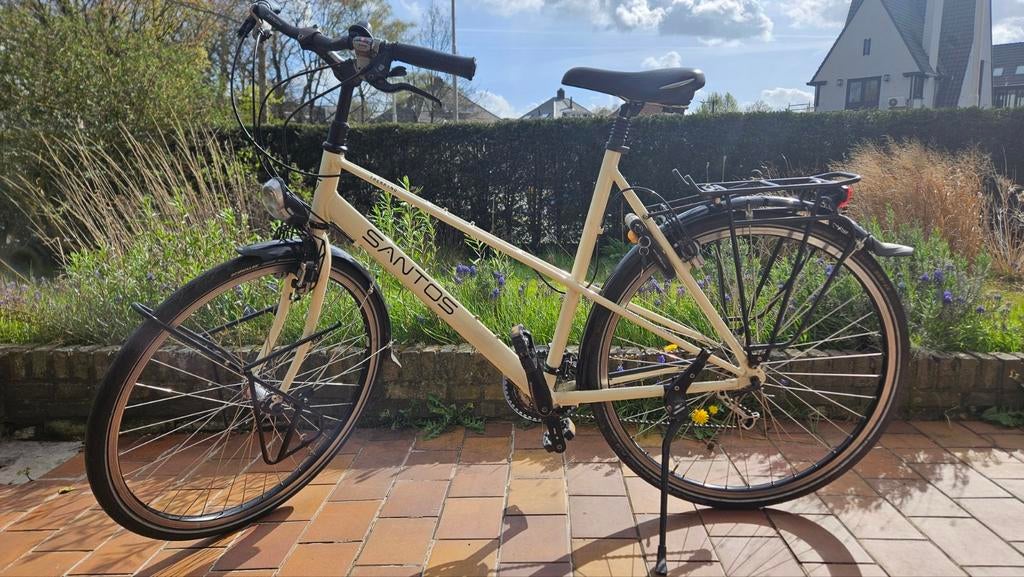 Santos Trekking 57cm damesfiets zo goed als nieuw, 28 inch, 56 cm of meer, Zo goed als nieuw, Meer dan 20 versnellingen