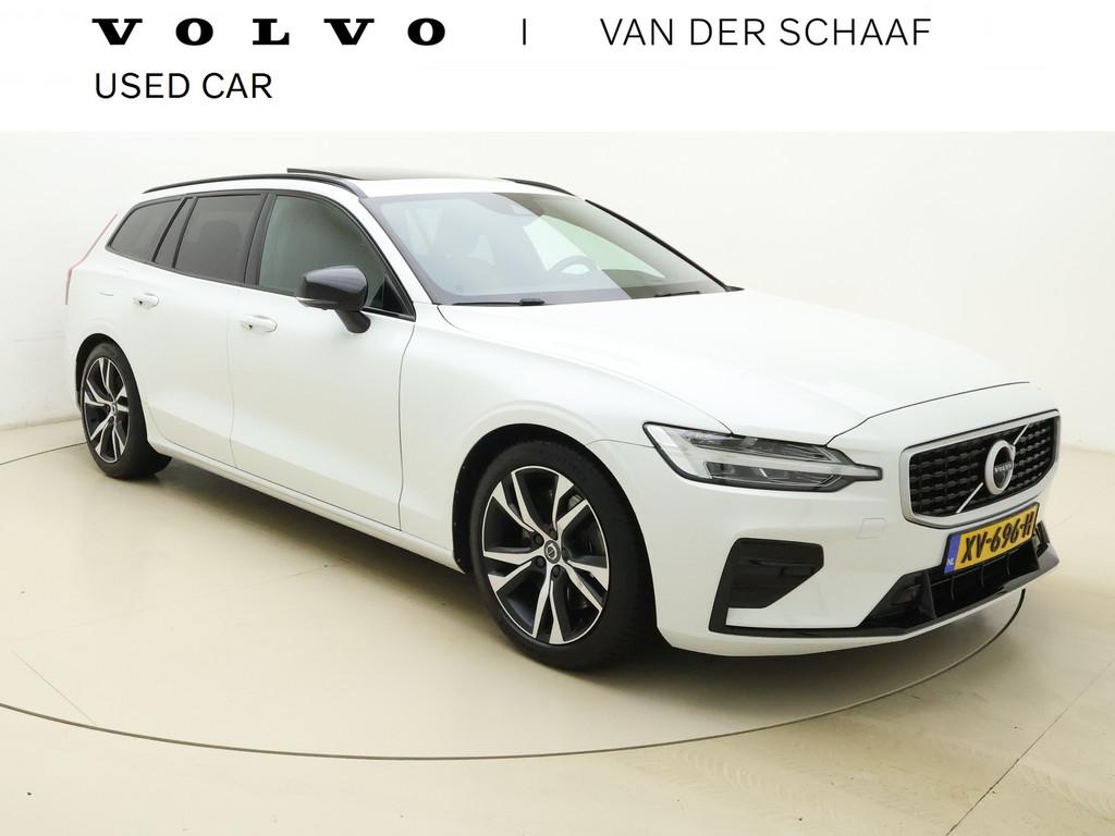 Volvo V60 T5 251PK Automaat R-Design / Head-Up / Stoelventil, 12 maanden, 15 km/l, 4 cilinders, Wit