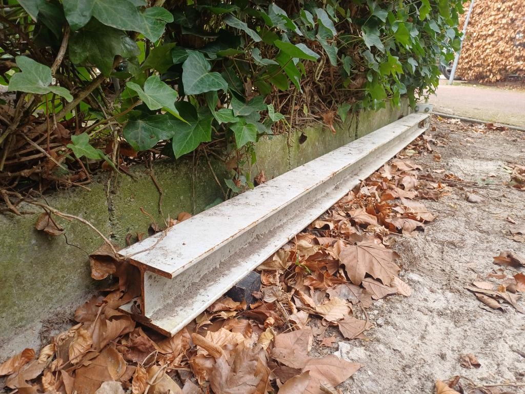 Latij H profiel balk stalen ligger 10 cm lengte 240 cm, Ophalen