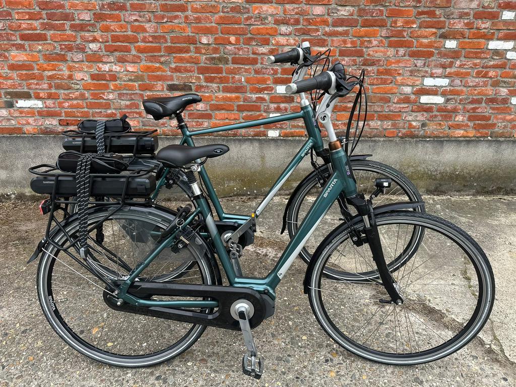 Set electrische sparta m7s middenmotor fietsen, Ophalen, Sparta, Versnellingen, Zo goed als nieuw