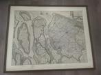 Historische kaart Delfland & Schieland 17e eeuw 63x50 cm, Boeken, Ophalen of Verzenden, Zo goed als nieuw
