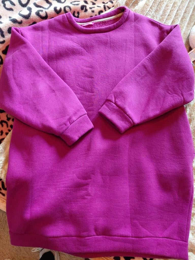 Paarse trui met zakken maat M/L, Ophalen of Verzenden, Maat 38/40 (M), Paars