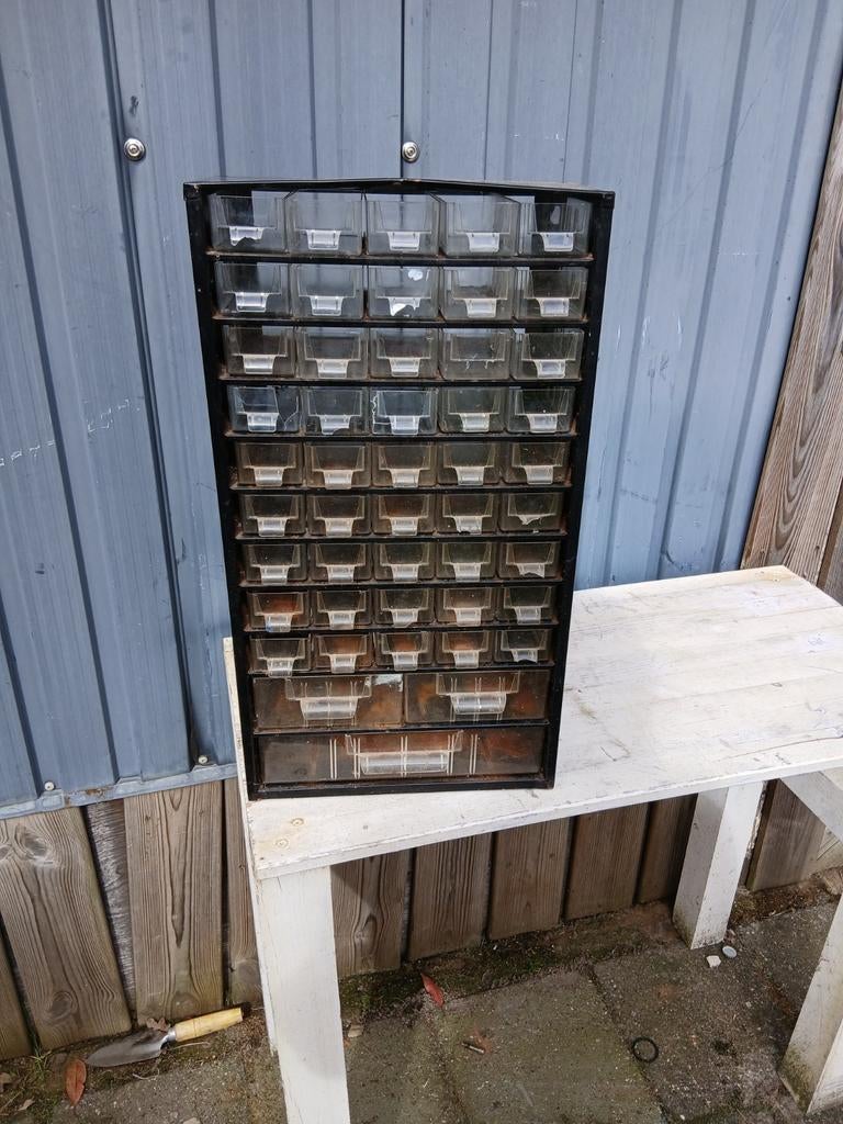 Vakjes kast, Ophalen, Gebruikt