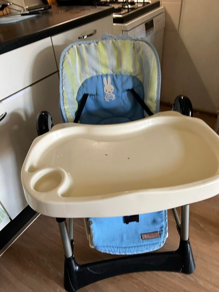 Gratis kinderstoel - ophalen, Ophalen of Verzenden, Gebruikt, Meegroeistoel, Afneembaar eetblad