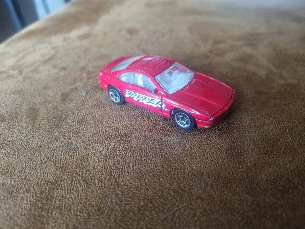 Matchbox BMW 850i - Rood modelauto (1992), Overige merken, Gebruikt, 1:50 of kleiner, Auto