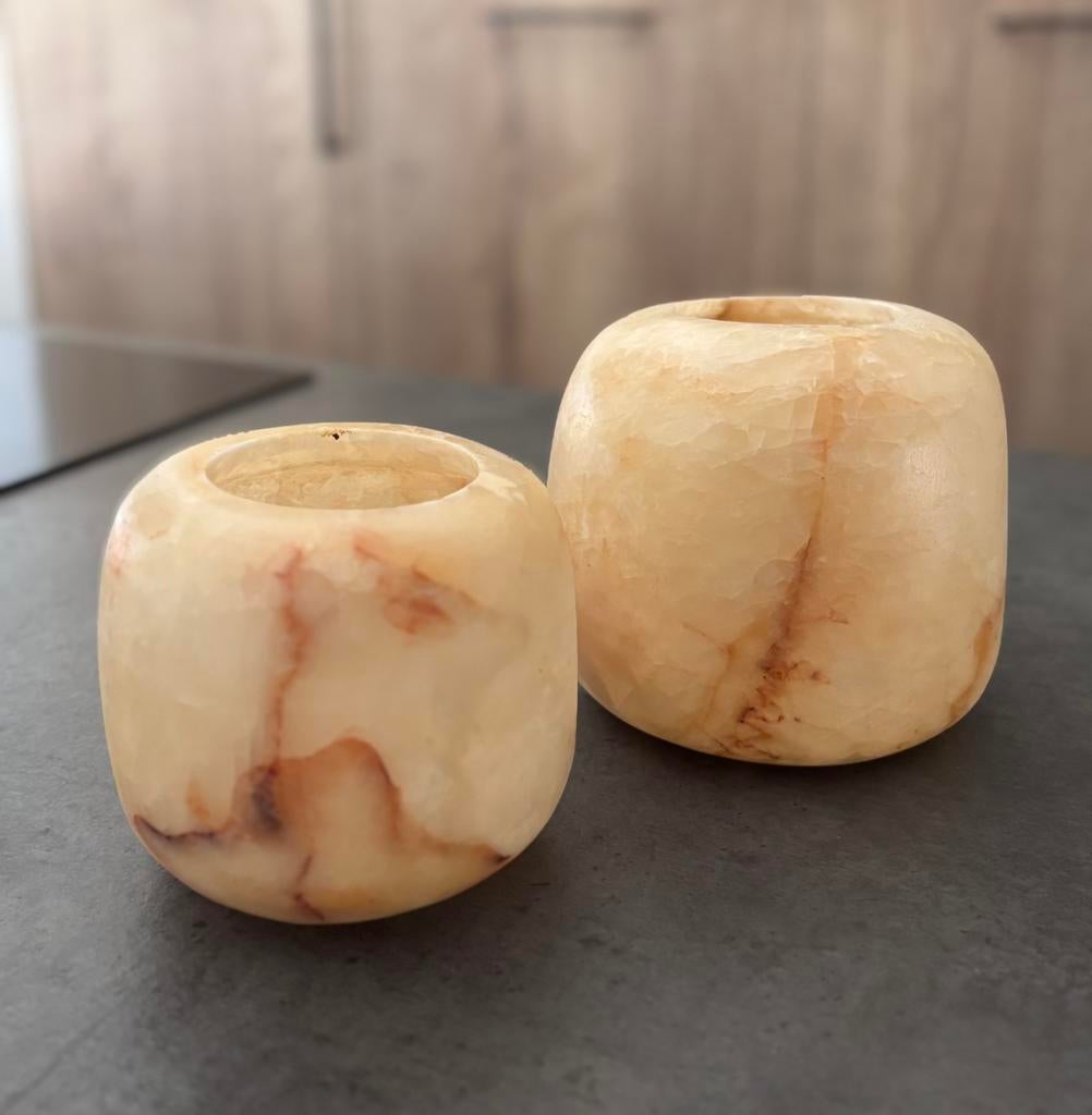 Aanbieding L en XL alabaster, Ophalen of Verzenden, Nieuw, Overige materialen, Minder dan 25 cm