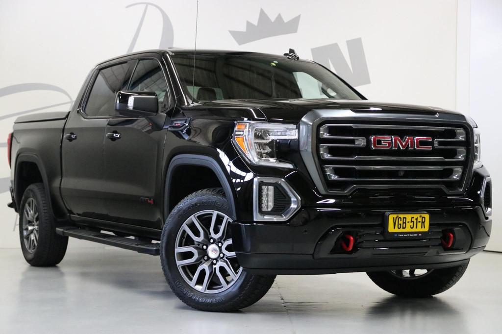 GMC SIERRA AT4/Rondom camera/NAP/Apple carplay, Auto's, GMC, Automaat, Stuurwielverwarming, Gebruikt, Zwart
