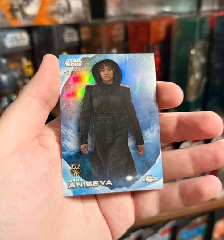 Topps Star Wars Osha Aniseya Frozenfractor - 2/10, Verzamelen, Film en Tv, Zo goed als nieuw, Tv, Foto of Kaart, Ophalen of Verzenden