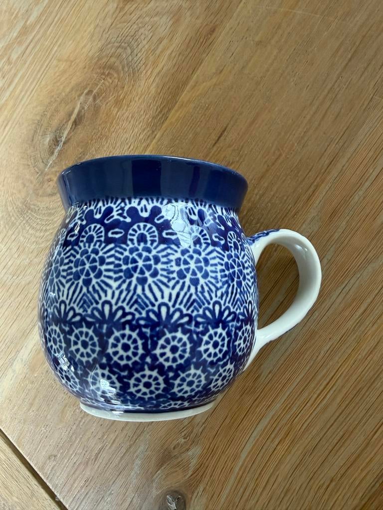 Bunzlau Boerenmok Lace 240 ml - Nieuwstaat, Keramiek, Nieuw, Ophalen of Verzenden, Overige stijlen