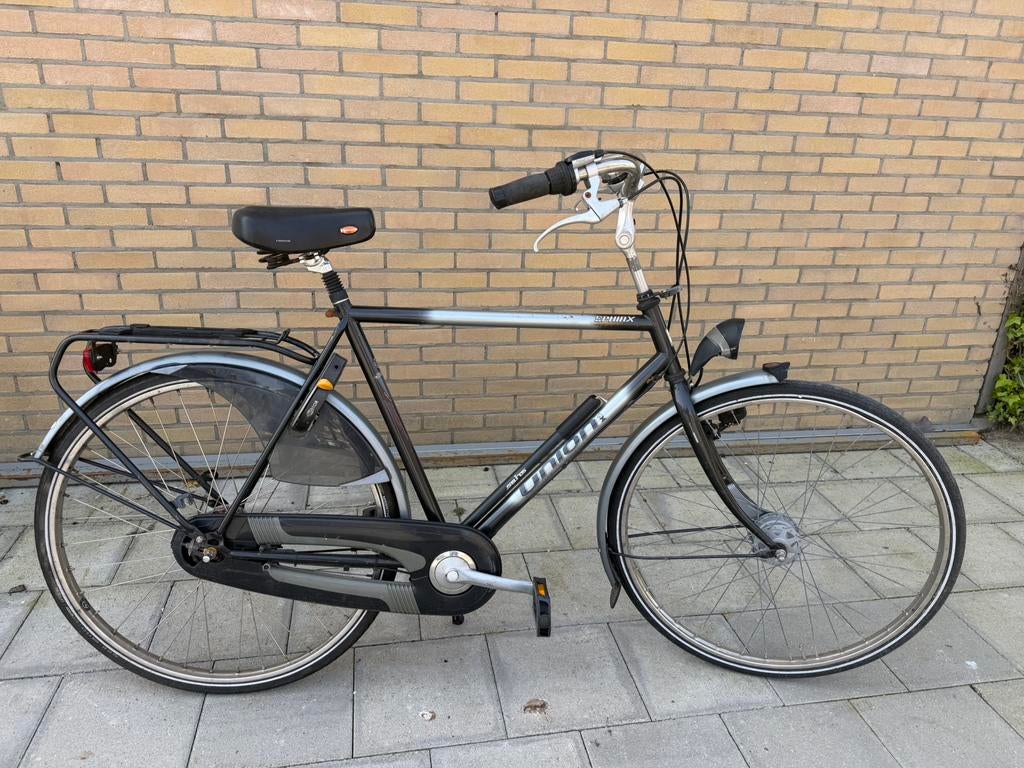 Union 28” herenfiets, Fietsen en Brommers, Fietsen | Heren | Herenfietsen, Versnellingen, Zo goed als nieuw, 57 tot 61 cm, Ophalen