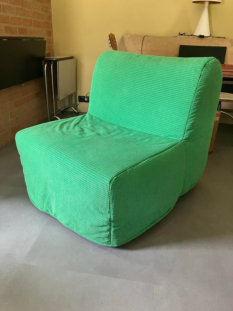 Hoes fauteuil IKEA Lycksele groen, Ophalen of Verzenden, Zo goed als nieuw, Stof, 75 tot 100 cm