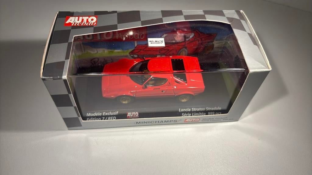 Lancia stratos stradale minichamps 1.43, Hobby en Vrije tijd, Modelauto's | 1:43, Auto, Ophalen of Verzenden, MiniChamps, A