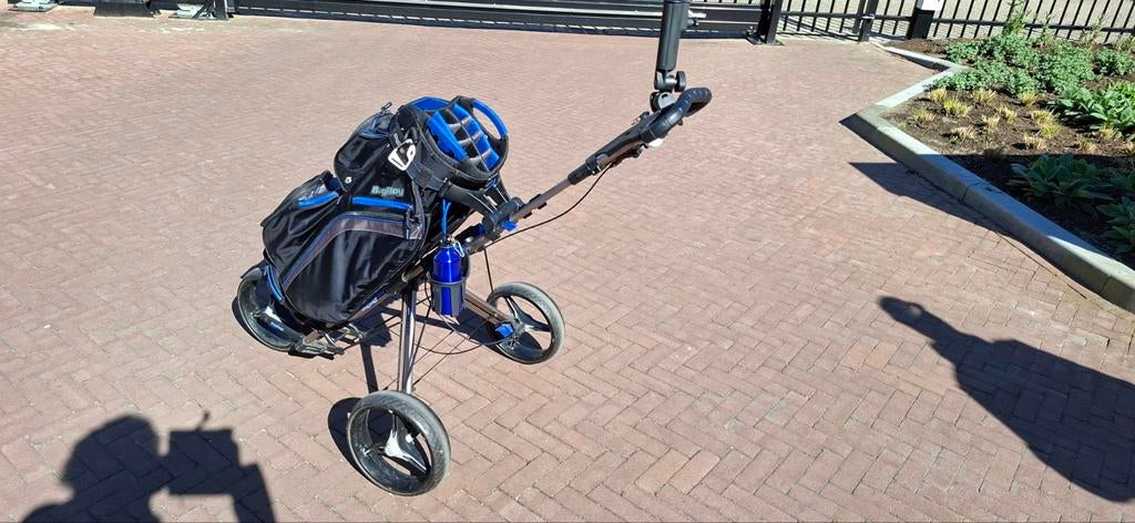 Bag Boy Golftrolley met lichtgewicht golftas, Sport en Fitness, Golf, Ophalen, Gebruikt, Golfkar, Overige merken