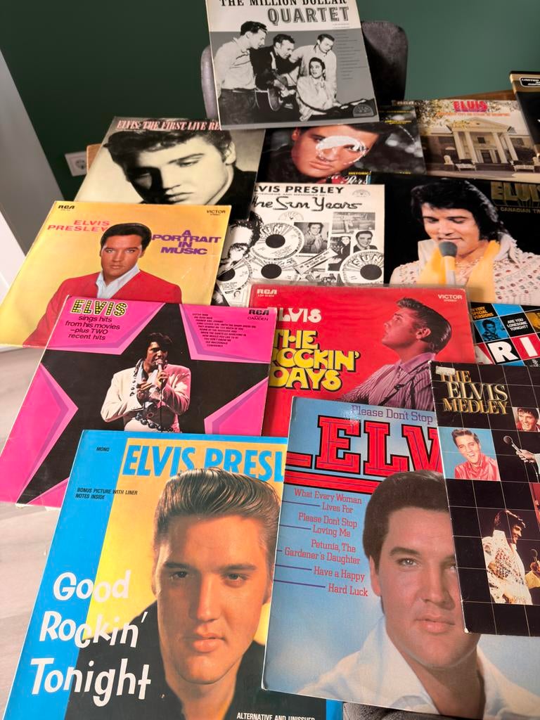 Elvis Presley LP's en Singles uit de jaren '60 en '70, Cd's en Dvd's, Ophalen, 1960 tot 1980, Gebruikt